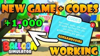 All Latest Codes in ? Balloon Simulator [RELEASE] | Roblox