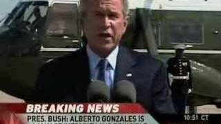 Bush on Gonzales Resignation