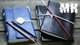 DIY #15 /Делаю кожаный блокнот / Мой новый арт бук