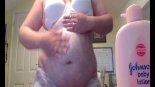 Hello Kitty Sexy Oil Belly Play
