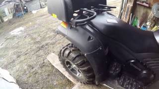 заглушка в бампер cf moto x5, x6