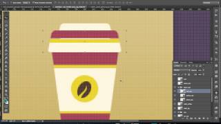 Секция 4. Практический урок 3. Photoshop CC видеоурок: Создаем иконку в стиле флэт