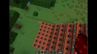 Взрыв домика из динамита (Minecraft 1.2.5)