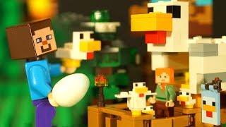 ? КУРЯТНИК для ЛЕГО НУБика Майнкрафт Мультики LEGO Minecraft - Видео Мультфильмы для Детей