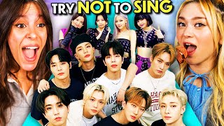 AleXa Tries Not To Sing Or Dance To Iconic K-Pop Songs! (BLACKPINK, Stray Kids, TWICE) | React