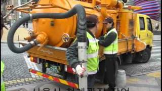 이텍 빗물받이 배수관 및 오수통 준설기 Retech Bridge Drain & Soil Pipe Cleaning Truck