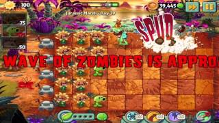 Plants vs Zombies 2: Jurassic Marsh - Day 29 Walkthrough