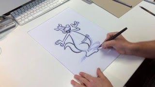 Vorzeichnung und Reinzeichnung beim Comiczeichnen