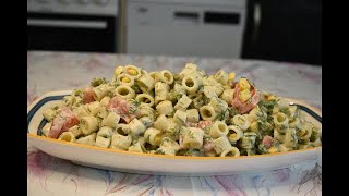 МАКАРОНЕНА САЛАТА С МЛЕЧЕН СОС