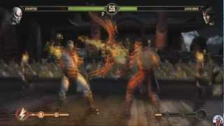 MORTAL KOMBAT 9 KRATOS VS LIU KANG E FATALITY BRUTAL
