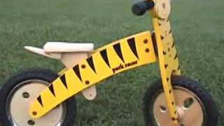 park racer Wooden Pedaless Bike
