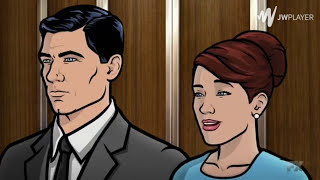 Archer - S06E05 - Pam Peeing in the Elevator