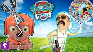 HobbyGrit CUTS Open PAW PATROL Surprise Toys! Reviews with HobbyKidsTV