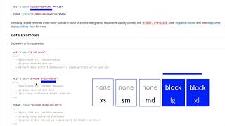 Bootstrap 4 Hidden vs Responsive Display Utilities