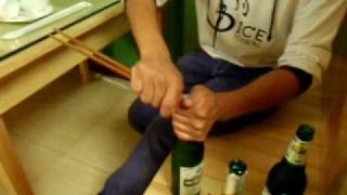 VID Opening Beer with Chopsticks