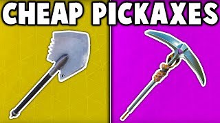 5 CHEAP PICKAXES TO BUY in Fortnite! (Budget Harvesting Tools)