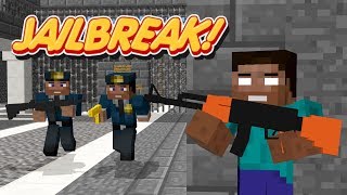 Monster School: JAILBREAK CHALLENGE - Minecraft Animation