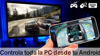 Usa tu movil como Joystick Para Juegos, mouse y controlar tu PC//Android|2017.