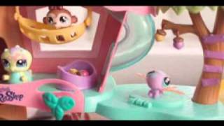 Литл Пет шоп/Littlest Pet Shop Домик на дереве с ходячими зверюшками