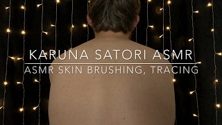 ASMR GENTLE SKIN BRUSHING, TRACING
