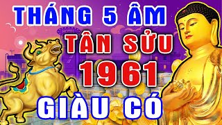 Tử Vi TÂN SỬU 1961 Gánh Lộc Về Nhà, Tháng 5 Âm Lịch Tiền Về Ùn Ùn Giàu Có Nhất Vùng