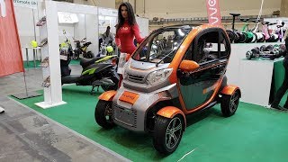 Первый обзор китайского электромобиля - электроскутера 1200W. Доступный аналог Renault Twizy.