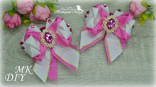 Они Вам точно понравятся❤️Бантики из лент/LAÇOS DE fita/DIY Natalia Mazer