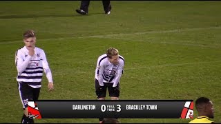 Darlington 0-3 Brackley Town - Vanarama National League North - 2017/18