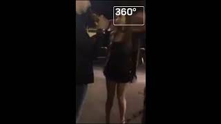 Девушка взяла парня на слабо и улетела в нокаут у ночного клуба в Ульяновске