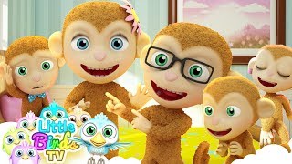 Five Little Monkeys |  Funny Nursery Rhymes & Songs For kids