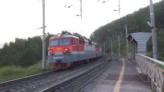 ВЛ80с-1017 на перегоне Слюдянка-2 - Ангасолка ВС ж.д. (о.п. Земляничный)