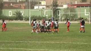 2013 06 23 Rugby 8va Fecha Newton-UPC vs LRC-U de Lima 1er T (2-3)