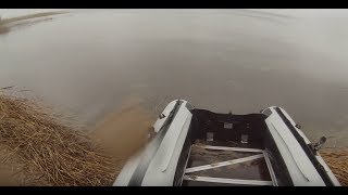 Лодка Polar Bird PB320M - разборка инновационных пайолов в реальной жизни (дождь, песок)