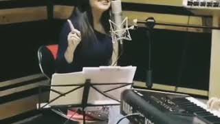 Neha kakkr|| making dilbar song|| studio