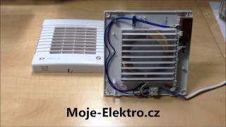 Ventilátor s automatickou žaluzií