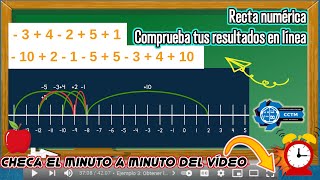 ???? ¿Cómo hacer ejercicios de más de tres números en la recta numérica? |¡Revisa resultados en línea!