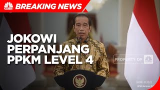 Jokowi Perpanjang PPKM Level 4 Hingga 2 Agustus 2021