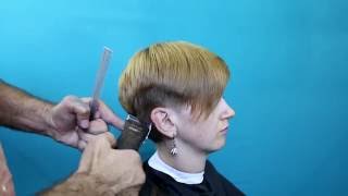 Qualität Haarschnitt. Стрижка женская короткая в Житомире.