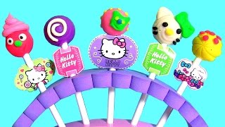 Play Doh Hello Kitty Lollipop Maker - Pâte à Modeler Faire de Sucettes et Bonbon Surprise pirulí