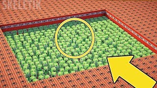 1000 КРИПЕРОВ ПРОТИВ 10,000 ТНТ БЛОКОВ ДИНАМИТА В МАЙНКРАФТ нуб