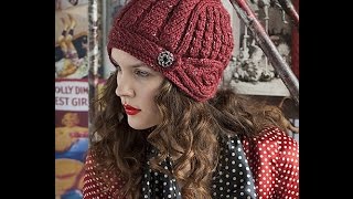Шапочка-шлем из журнала Vogue Knitting. Часть 4