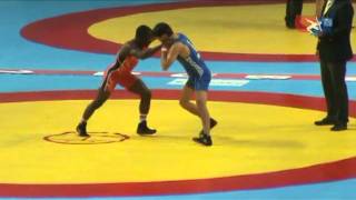 2011 Worlds Greco 55kg - Arsen Eraliev (KGZ) vs. Spenser Mango (USA)