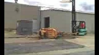 Fork lift mistake