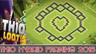 Town Hall 10 *New* (Hybrid/Trophy Dark Elixir Farming Base 2016) "2 Version" + Defense Replays