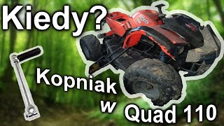 Kopniak w quadzie 110 / Nowy sprzęt Pana MRF