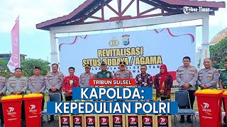 Tinjau Revitalisasi Makam Syekh Yusuf & Sultan Hasanuddin di Gowa, Kapolda Sulsel: Kepedulian Polri