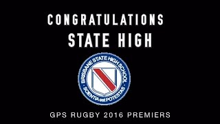 TSS vs BSHS-GPS Rugby 2016