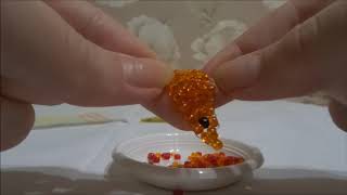 Рыбка из бисера. Fish from beads.Параллельное плетение.