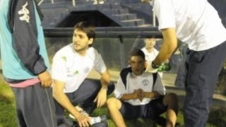 Increible Gaston Sessa le pego un tremendo pelotazo a un alcanza pelotas