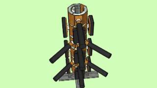 The new version wooden dummy design by